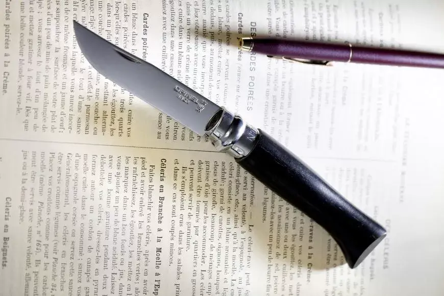 Складной нож Opinel N°08 Collector Black Photo 2