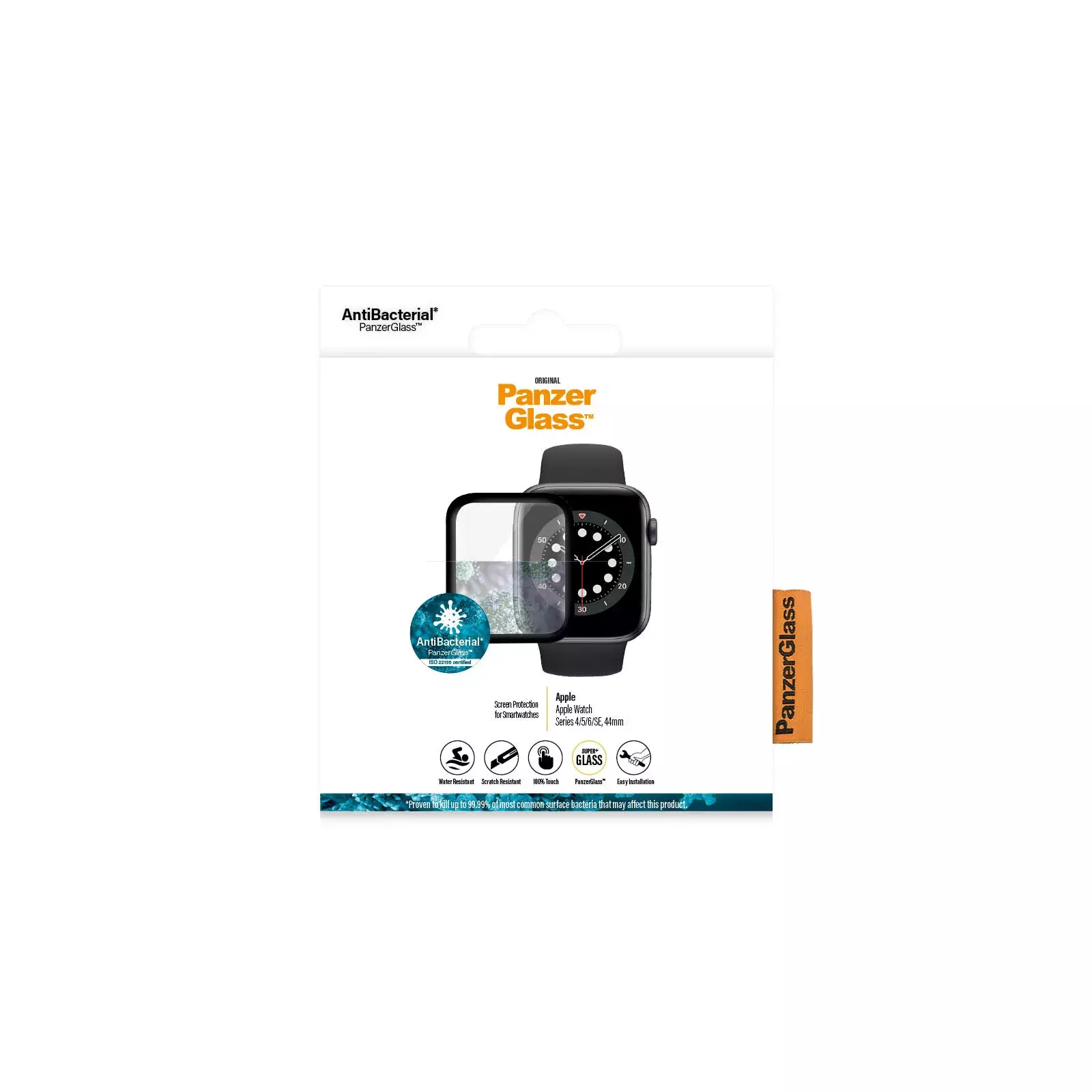 Ekrāna aizsargs, PanzerGlass, Apple Watch Series 4 5 6 SE 44mm Photo 2