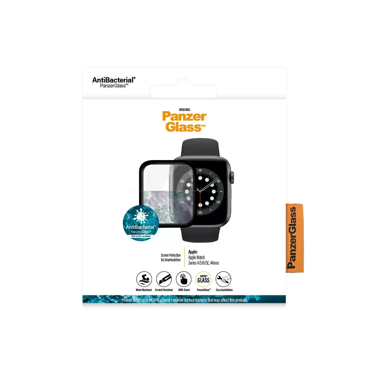 Ekrāna aizsargs, PanzerGlass, Apple Watch Series 4 5 6 SE 44mm Photo 2