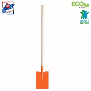 Woody 91889 Wooden / Metal Garden tool - spade (100cm) for kids 3+ years Orange