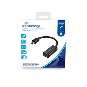 Video cable adapter MediaRange MRCS176 0.15 m Mini DisplayPort HDMI Black