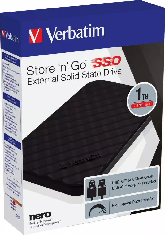 Portable SSD Verbatim 1TB Store 'n' Go Photo 4