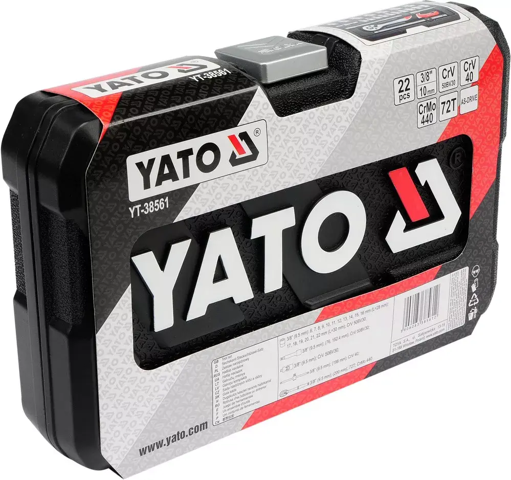 Mehāniķu rīku komplekts Yato YT-38561 Photo 4