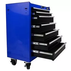 Tool cabinet GEKO G10806 with 7 drawers, mobile storage unit for tools