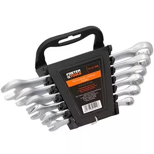 Набор рожково-накидных ключей Faster Tools 03-4-0200, 6 шт., размеры 8–17 мм