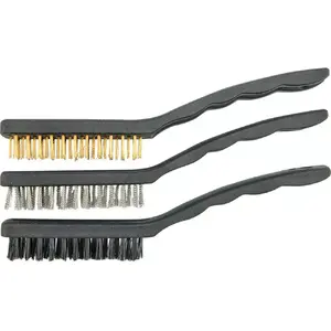 Wire Brush Set Vorel 06964 — 3-piece pack, metal wire brushes for cleaning and surface preparation