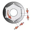 Socket YATO YT-3806 3/8" 28 mm Photo 2