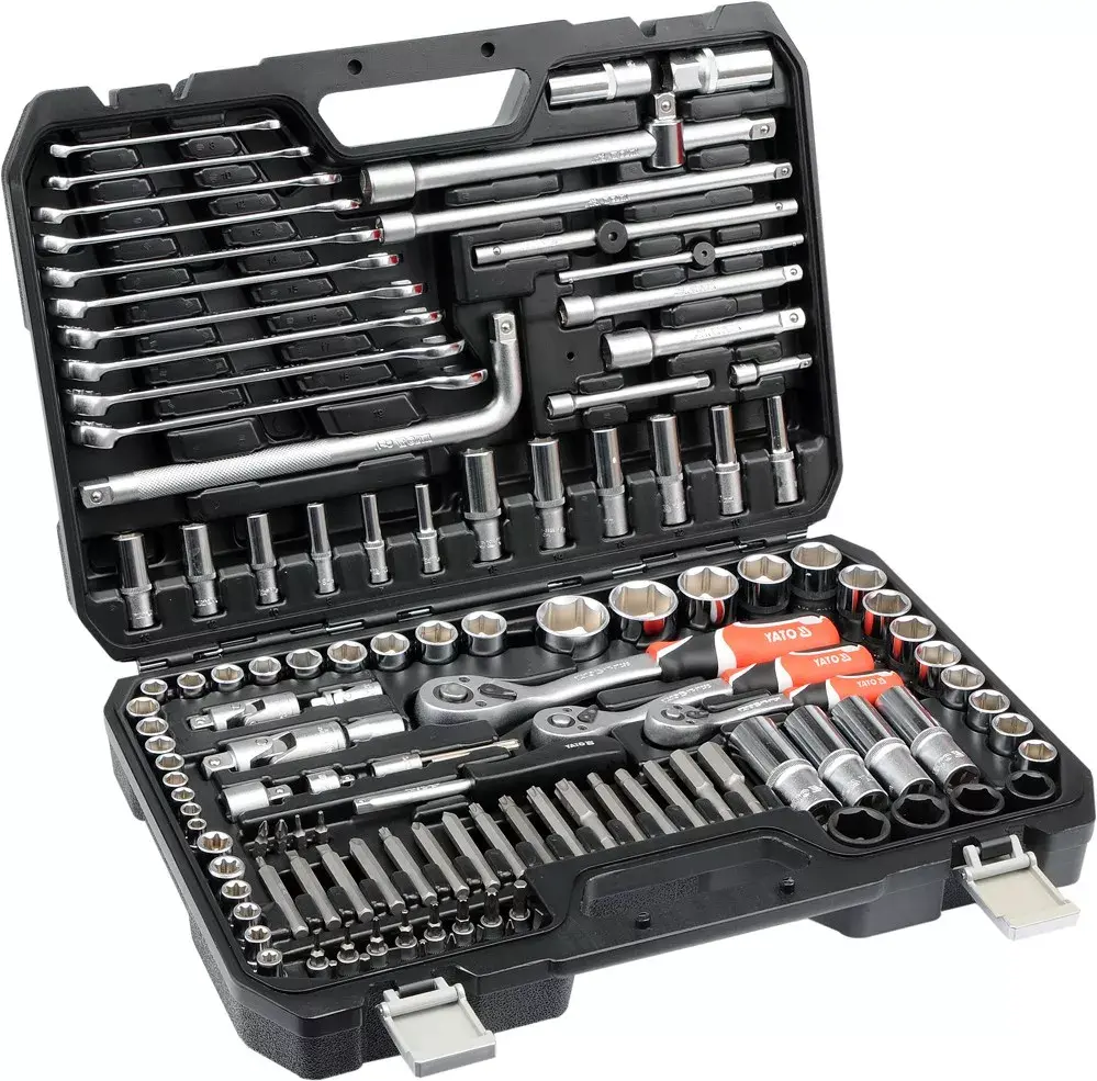 Mechanics tool set YATO YT-38872 — 128 tools Photo 2