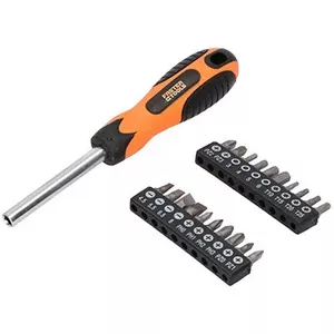 Набор трещоточных ключей Faster Tools 987000 — привод 1/4", 20 насадок
