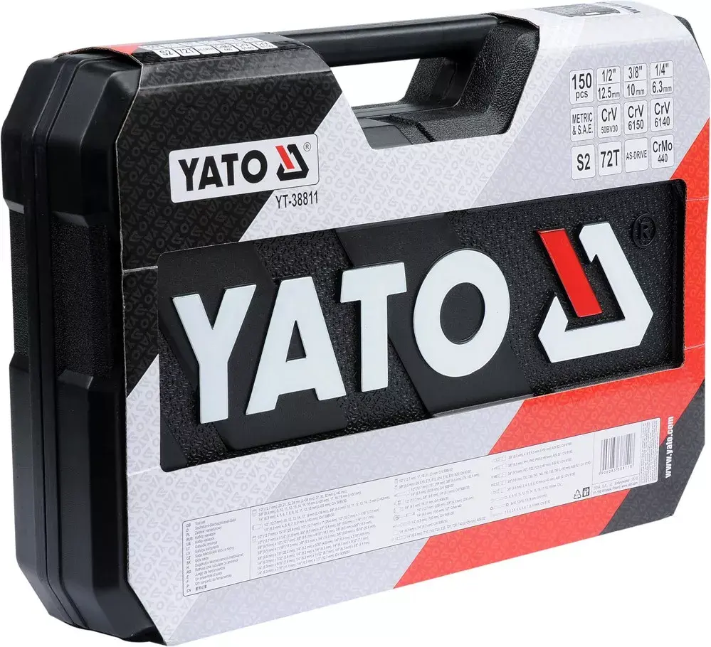 Набор торцевых ключей YATO YT-38811 — 150 шт. Photo 5