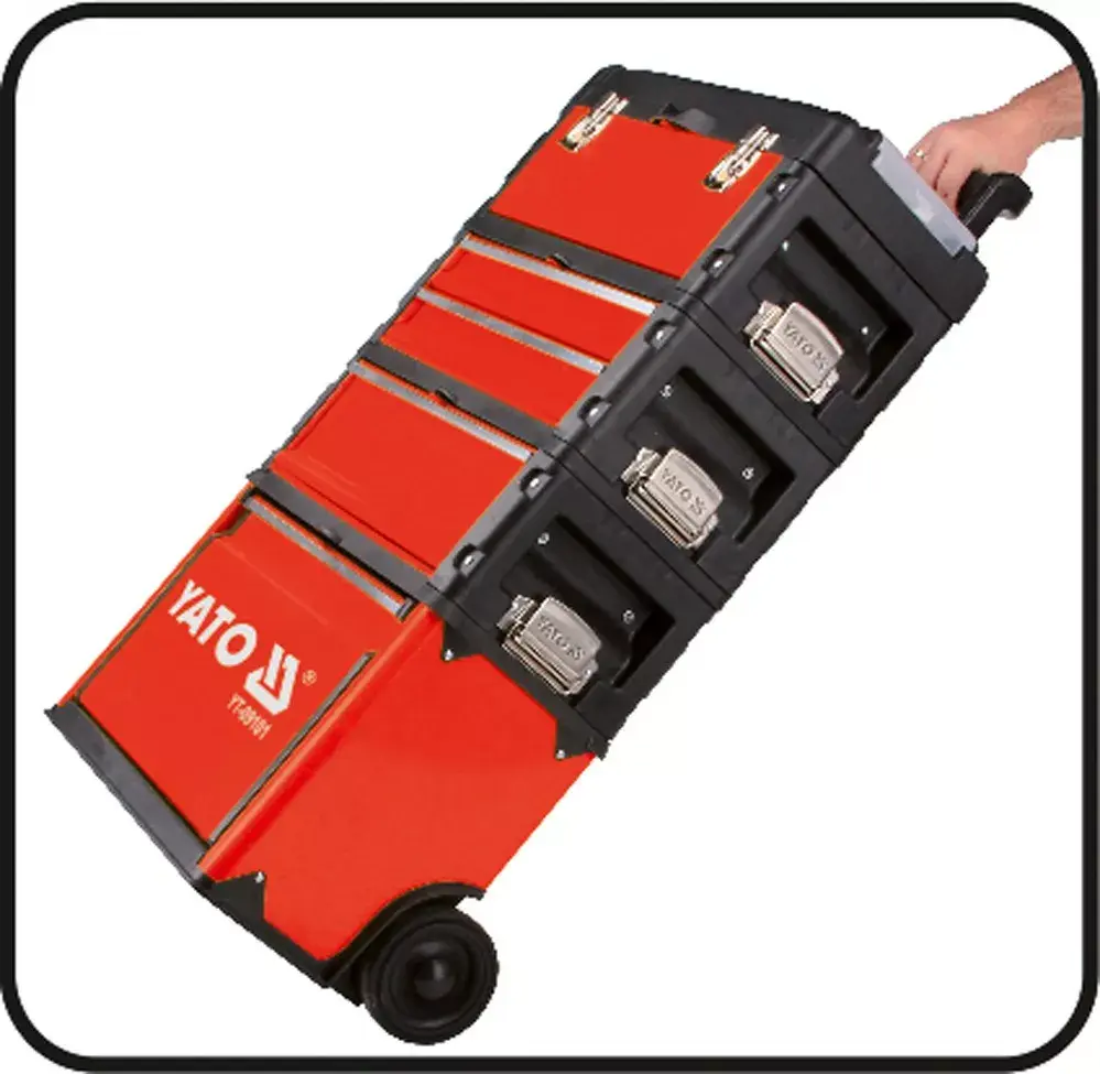 YATO YT-09102 tool box — aluminum/metal/plastic Photo 2