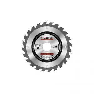 Zāģa disks KREATOR 165×30×2 mm, 24 zobu (KRT020410)