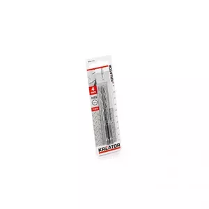 Drill bits KREATOR HEX Metal HSS 4.0 x 96 mm, set of 2