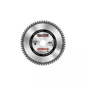 Диск для циркулярной пилы KREATOR KRT020424 — 216×30×2.2 мм, 60 зубьев