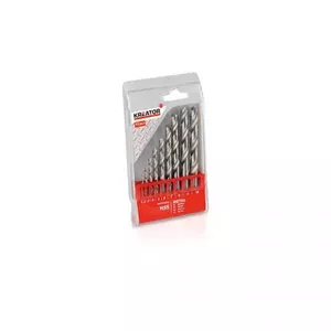 Drill bit set KREATOR KRT012002 HSS 1–10 mm, 10 pieces
