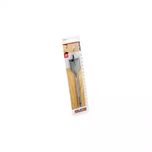 Paint brush KREATOR KRT010812 28 x 152 mm, flat bristle brush for painting and varnishing