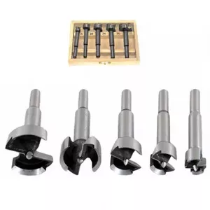 Wood router bit set faster tools 02-13-0700 — 5 pieces, assorted profiles for woodworking