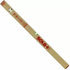 Līmeņrādis SOLA ALUMINUM AZ 80 — alumīnija korpuss 80 cm, caurulīšu libellas, modelis 01161101