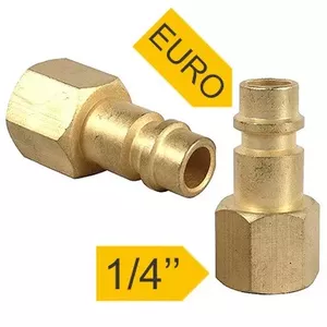 Соединение EURO с внутренней резьбой 1/4'' (2шт.) Powerplus