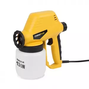 Krāsošanas pistole POWERPLUS POWX351 130W 0.8L — elektriskais smidzinātājs, 130 W, 0,8 l trauks