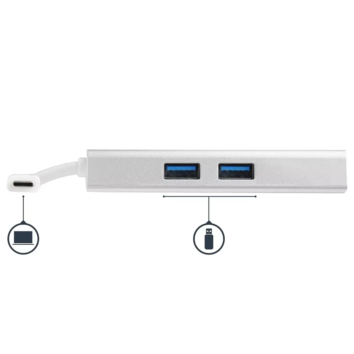 StarTech USB-C Multiport Adapter DKT30CHPDW Photo 3