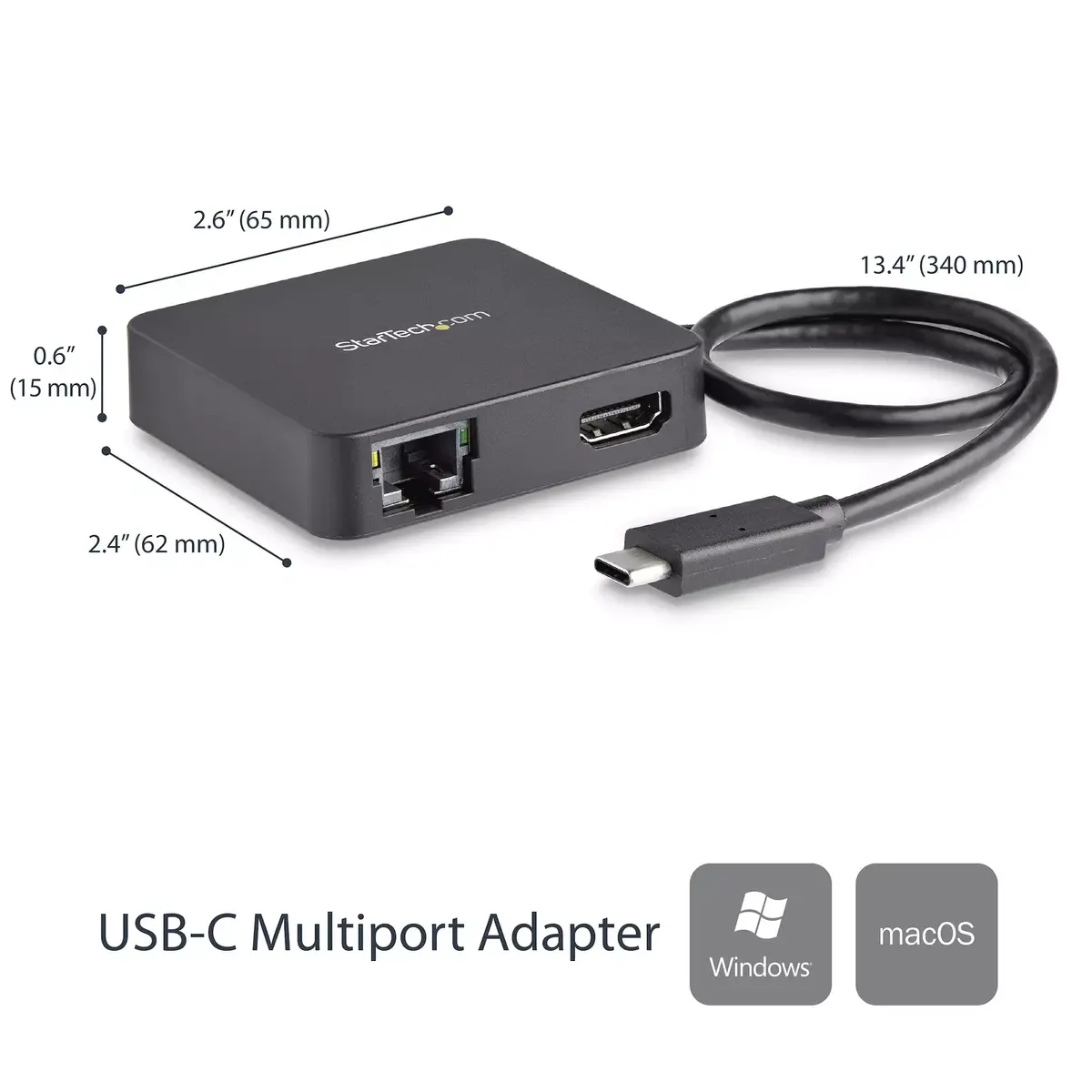 USB C Multiport adapteris StarTech.com DKT30CHD Photo 2