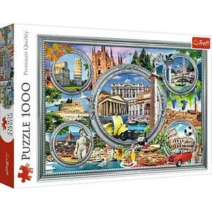 Jigsaw Puzzle 1000 pieces TREFL - "Italian vacation" image, 1000-piece puzzle