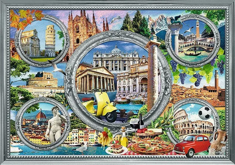 TREFL Jigsaw Puzzle 1000 pieces "Italian vacation" Photo 2