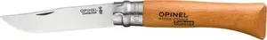 Pocket knife Opinel No. 10 carbon steel blade, wooden handle