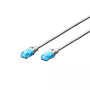 Digitus Cat.5e, U-UTP, 2m сетевой кабель Белый Cat5e U/UTP (UTP)