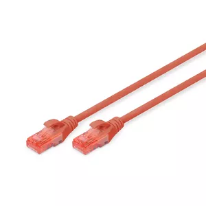 Digitus CAT 6 U/UTP 2m sarkans patch cord
