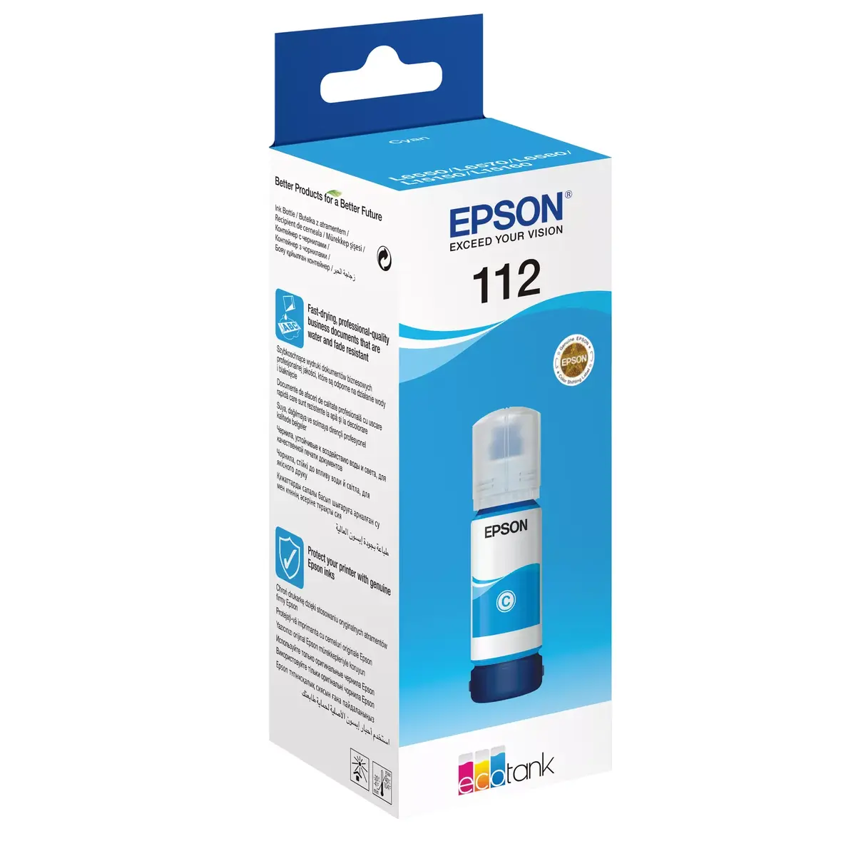 Картридж Epson 112 EcoTank Голубой Photo 2