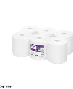 Paper towel rolls wepa prestige 2-ply, pack of 6, model 317820
