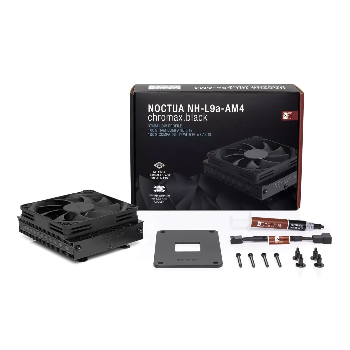 Кулер Noctua NH-L9a-AM4 chromax.black Photo 4