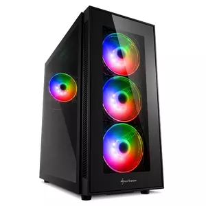 Datora korpuss Sharkoon TG5 Pro RGB Midi Tower Black