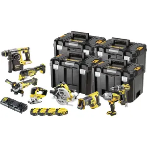 Аккумуляторный набор DeWalt DCK865P4T 18V — комплект с четырьмя аккумуляторами 5.0Ah и кофрами TSTAK