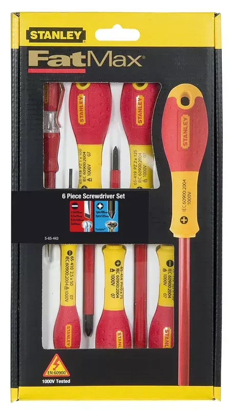 Insulated Slotted Pozi Set Stanley FATMAX 0-65-443 Photo 2