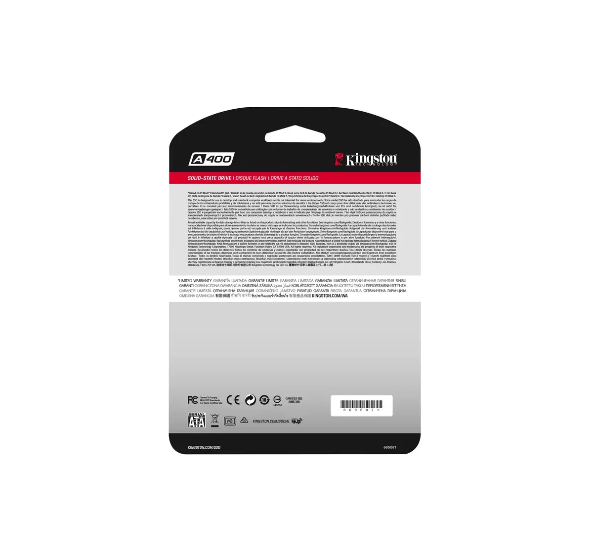 Iekšējais SSD Kingston 480GB SA400S37/480G Photo 5