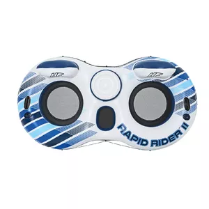Надувное сиденье для плавания Bestway Coolerz Rapid Rider X2 TUB 2,59м × 1,35м, винил, черно‑жёлтое