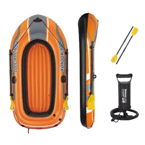 Plosts Bestway Hydro-Force 2420×1410 mm, vinils, svari 6,46 kg, airi 1,24 m