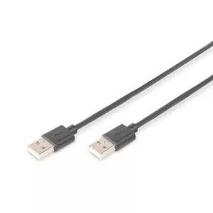Digitus AK-300101-010-S USB кабель USB 2.0 1 m USB A Черный