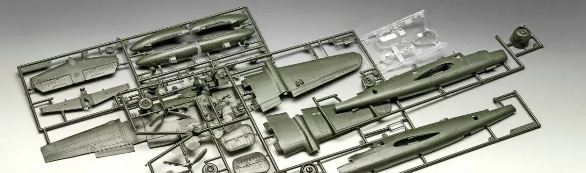 REVELL B-25 Mitchell пластиковая модель 1:72 Photo 2