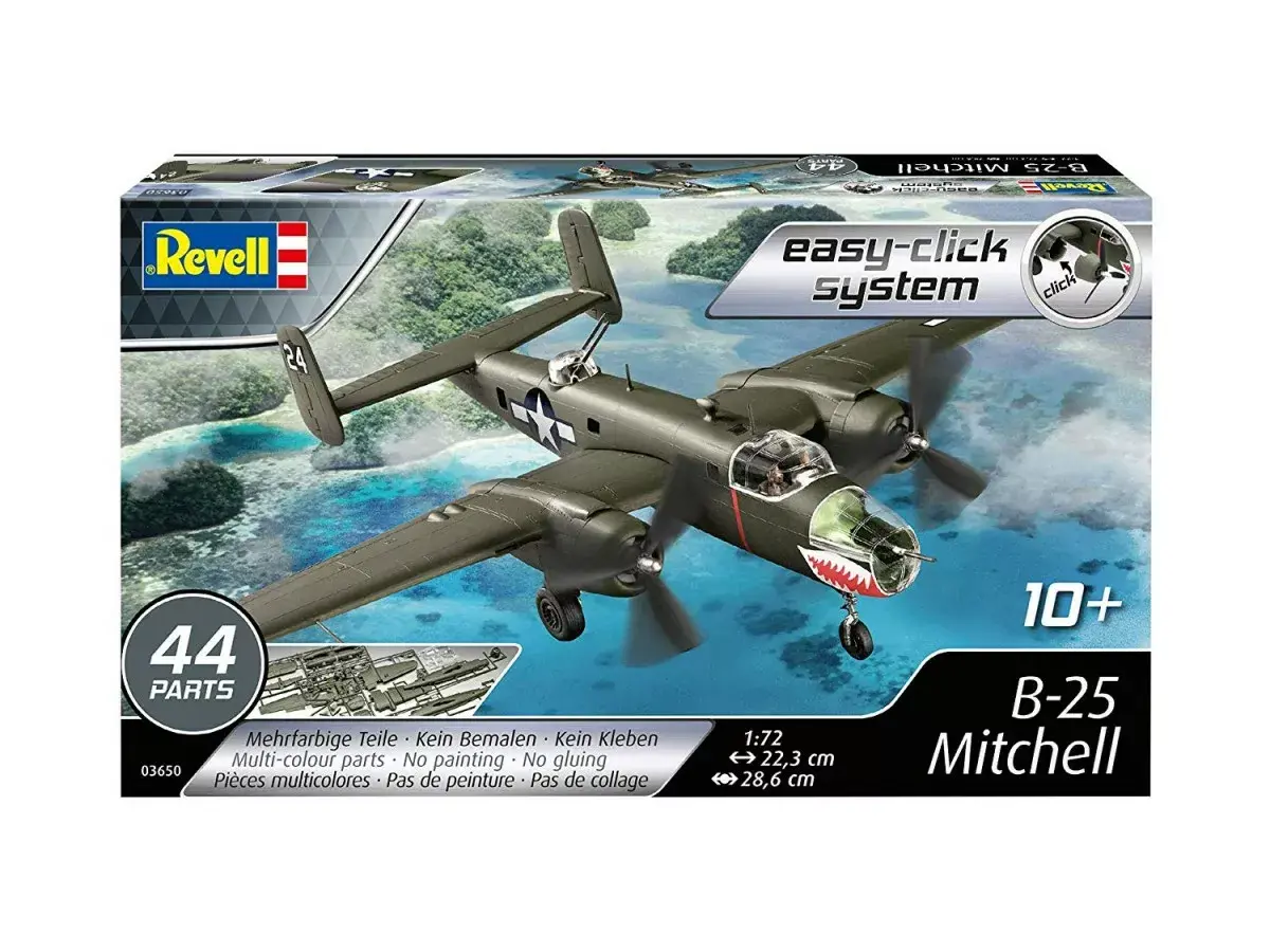 REVELL B-25 Mitchell пластиковая модель 1:72 Photo 7