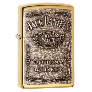 Lighter Zippo Jack Daniel's 254BJD 428 Classic Design, refillable windproof metal lighter