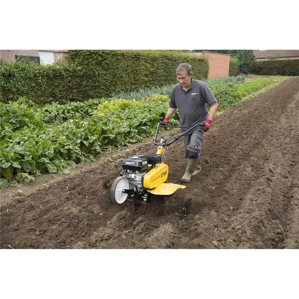 POWERPLUS Cultivator 208cc benzīna mini kultivators Photo 6