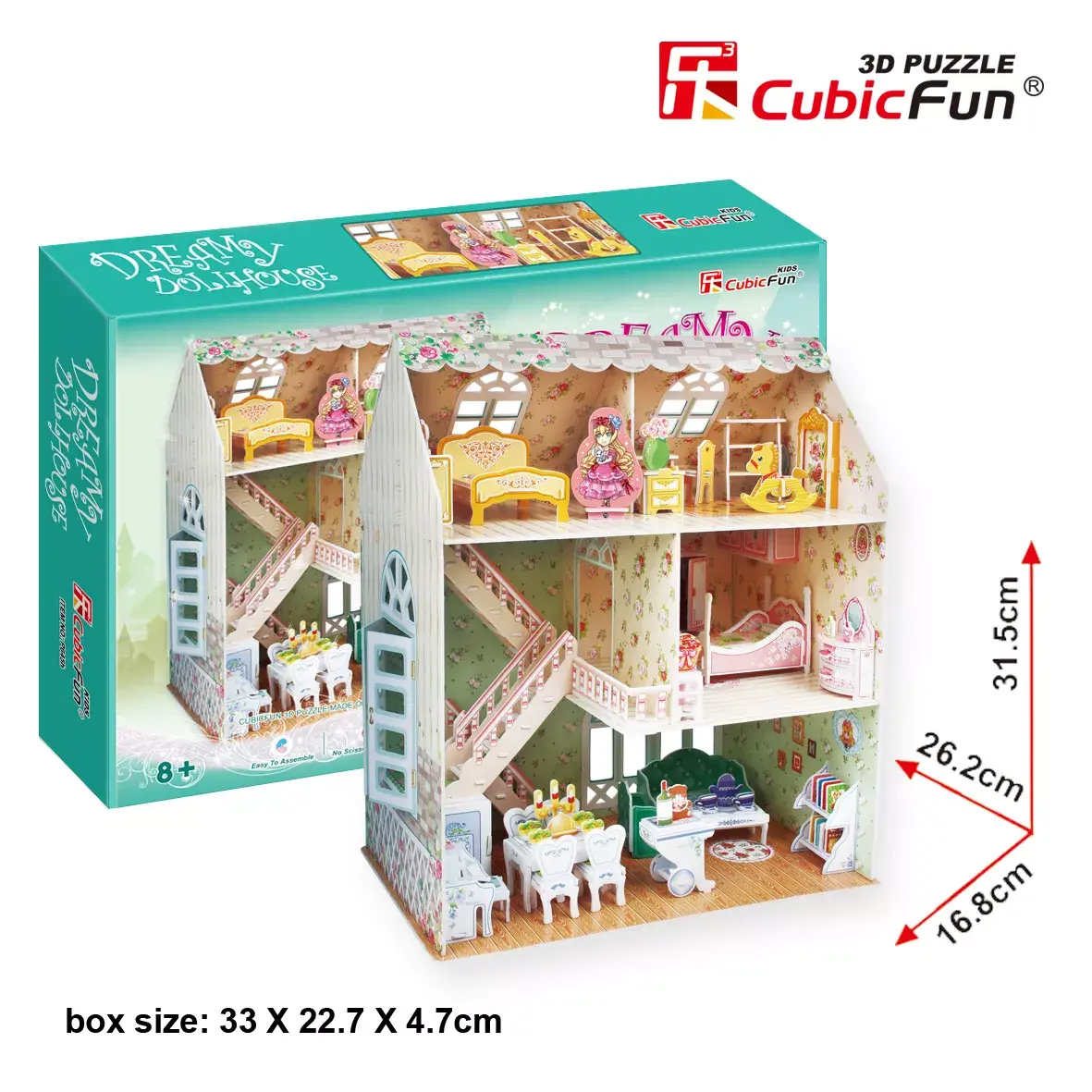 3D puzle cubicfun Dreamy Dollhouse DA-20645 Photo 2