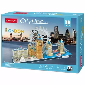 Puzzle 3D Londonas pilsētas līnija