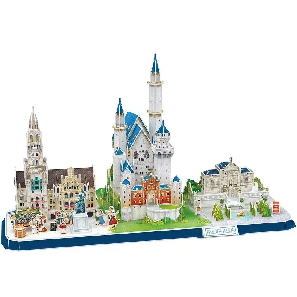 3D-пазл cubicfun City Line Bavaria 306-20267 Photo 3