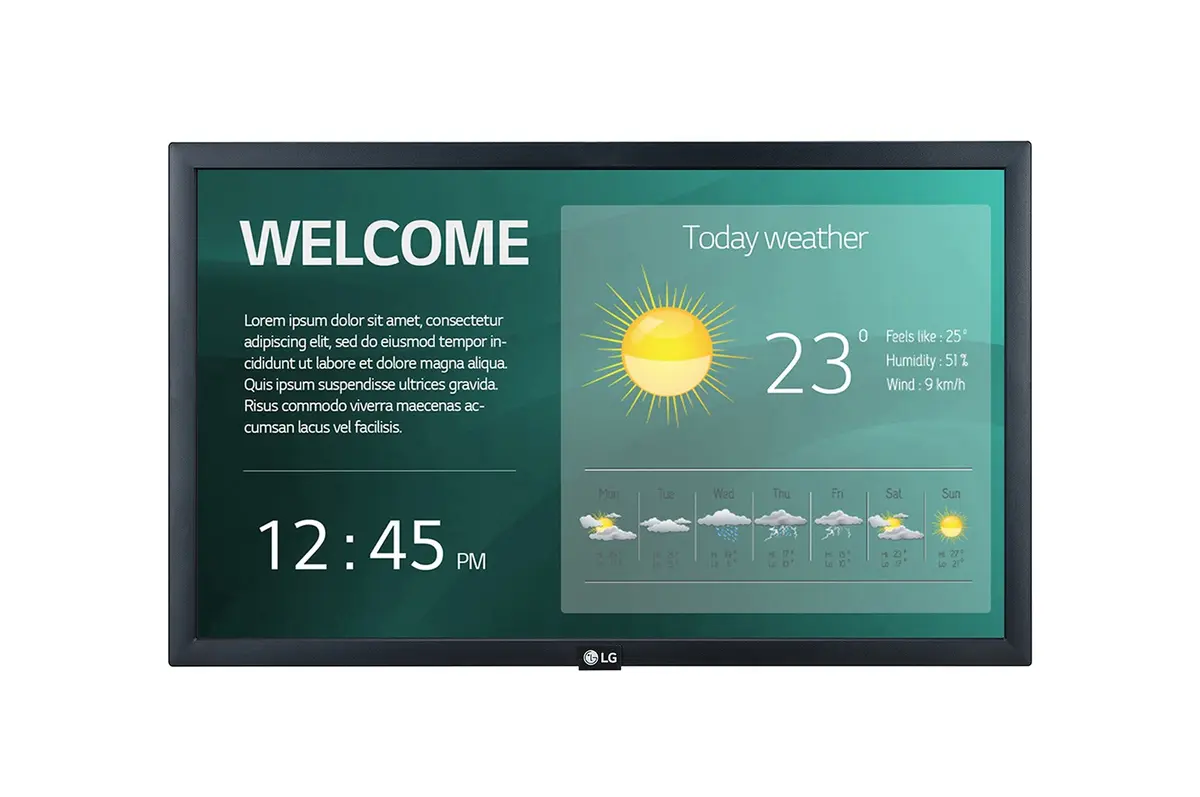 Digitālais reklāmas displejs LG 22SM3G-B 21