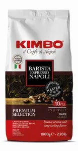 Ground coffee KIMBO Espresso Napoletano 1 kg – espresso roast, whole-bean/ground (as sold)